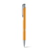 Bolígrafo de aluminio de varios colores con logo publicitario Color Naranja