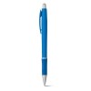 Bolígrafo de plástico con goma antideslizante barato Color Azul