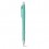 Bolígrafo de plástico con goma antideslizante para publicidad Color Turquesa