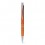 Bolígrafo con clip de metal Maplas con logo Color Naranja