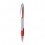 Bolígrafo con goma de color antideslizante promocional Color Rojo