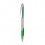 Bolígrafo con goma de color antideslizante merchandising Color Verde