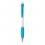 Bolígrafo con clip y agarre antideslizante para publicidad Color Azul claro