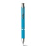 Bolígrafo de plástico con clip de metal Tastic con logo Color Azul claro