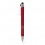 Bolígrafo con iluminación interior LED barato Color Rojo