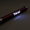 Bolígrafo con iluminación interior LED para personalizar