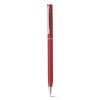 Bolígrafo con clip de metal promocional Color Rojo