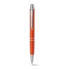 Bolígrafo de aluminio con clip Riama para empresas Color Naranja