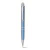 Bolígrafo de aluminio metalizado con clip para publicidad Color Azul claro