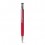 Bolígrafo de aluminio con acabado suave promocional Color Rojo
