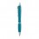 Bolígrafo ecológico de paja y ABS con clip barato Color Azul claro