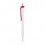 Bolígrafo de plástico con clip de color personalizado Color Rosa