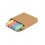4 tizas de colores con caja personalizada Color Natural