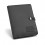 Portafolios A5 de polipiel con powerbank personalizado Color Gris oscuro