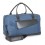 Bolsa de viaje de poliéster y polipiel personalizada Color Azul