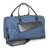Bolsa de viaje de poliéster y polipiel personalizada Color Azul