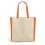 Bolsa de algodón con asas de cinta para publicidad Color Naranja
