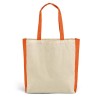 Bolsa de algodón con asas de cinta para publicidad Color Naranja