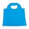 Bolsa de la compra plegable de poliéster merchandising Color Azul claro