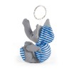 Llavero peluche de elefante fluorescente personalizado Color Azul