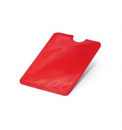 Portatarjetas de aluminio con cerradura RFID barato Color Rojo
