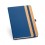 Libreta A5 con tapa de corcho y PU personalizada Color Azul