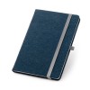 Libreta A5 con tapa forrada de tela personalizada Color Azul