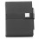 Bloc de notas A5 con cubierta de polipiel personalizado Color Negro