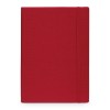 Libreta A6 con goma elástica de colores promocional Color Rojo
