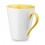 Taza de cerámica Vicol 350 ml para publicidad Color Amarillo