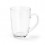 Taza mug de cristal 230 ml publicitaria Color Transparente