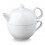 Juego de té de porcelana personalizado Color Blanco