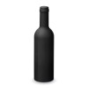 Set de vino con estuche con forma de botella personalizado Color Negro