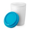 Vaso porcelana con tapa de silicona 280 ml para empresas