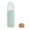Botella cristal con tapa bambú y funda silicona 600 ml promocional