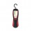 Linterna LED COB de plástico con gancho e imán barata Color Rojo
