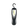 Linterna LED COB de plástico con gancho e imán promocional Color Gris claro