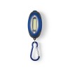 Linterna LED COB con mosquetón e imán personalizada Color Azul