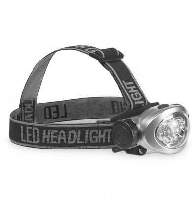 Linterna LED con cinta para la cabeza personalizada Color Cromado satinado