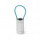 Linterna de aluminio con mango de silicona fluorescente merchandising Color Azul claro