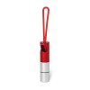 Linterna de aluminio con abridor y correa de silicona personalizada Color Rojo