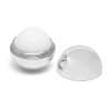 Protector labial esférico de ABS metalizado promocional