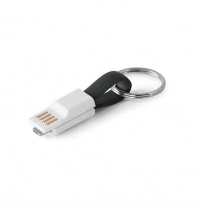Conector USB 2 en 1 personalizado Color Negro