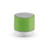 Altavoz con micrófono con acabado de goma para publicidad Color Verde claro