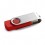 Memoria USB giratoria de 16GB barata Color Rojo