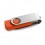 Memoria USB de 8GB Claus para personalizar Color Naranja