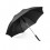 Paraguas automático anti viento con mango de caucho personalizado Color Negro