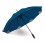 Paraguas de poliéster con mango imitación cuero barato Color Azul