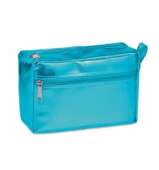 Neceser de PVC brillante personalizado Color Azul