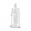 Botella plegable de plástico publicitaria Color Blanco